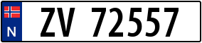 Truck License Plate